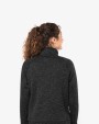 KARIBAN Damen-Weste mit Reißverschluss, aus Chiné Jacken personalisierbar