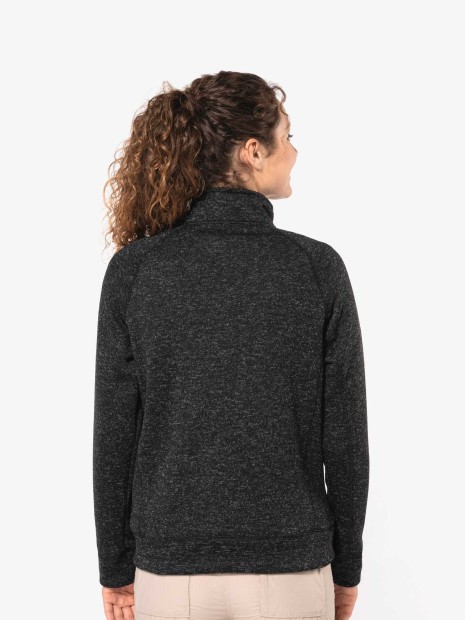 Vestes à personnaliser KARIBAN Veste zippée chinée femme 