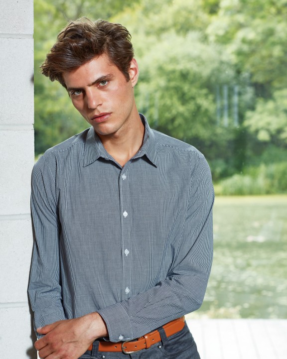 Chemises personnalisable PREMIER Chemise homme micro carreaux "Vichy"