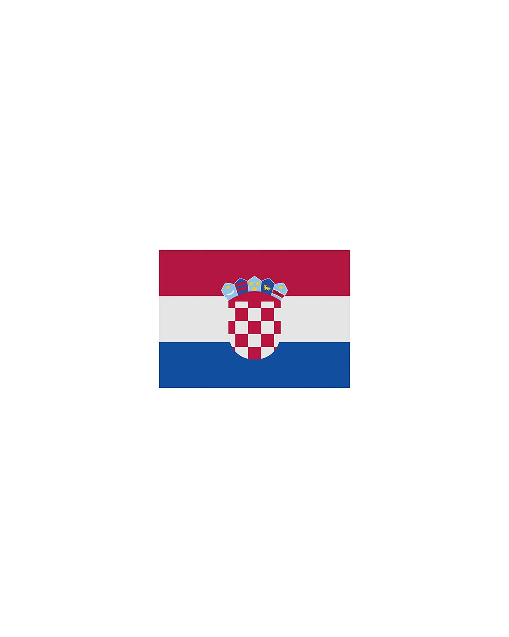 PRINTWEAR Flag Croatia Zubehör personalisierbar