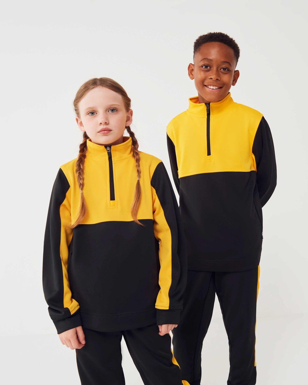 Broeken FINDEN-HALES Kids 1/4 tracksuit top voor bedrukking &amp; borduring