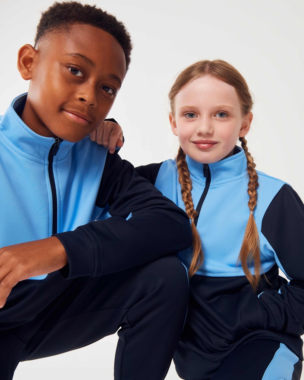 Broeken FINDEN-HALES Kids 1/4 tracksuit top voor bedrukking &amp; borduring