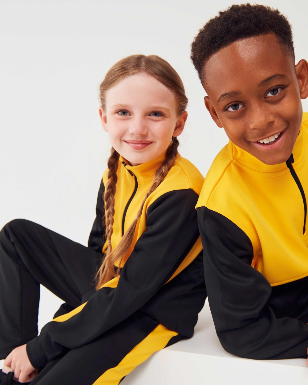 Broeken FINDEN-HALES Kids 1/4 tracksuit top voor bedrukking &amp; borduring