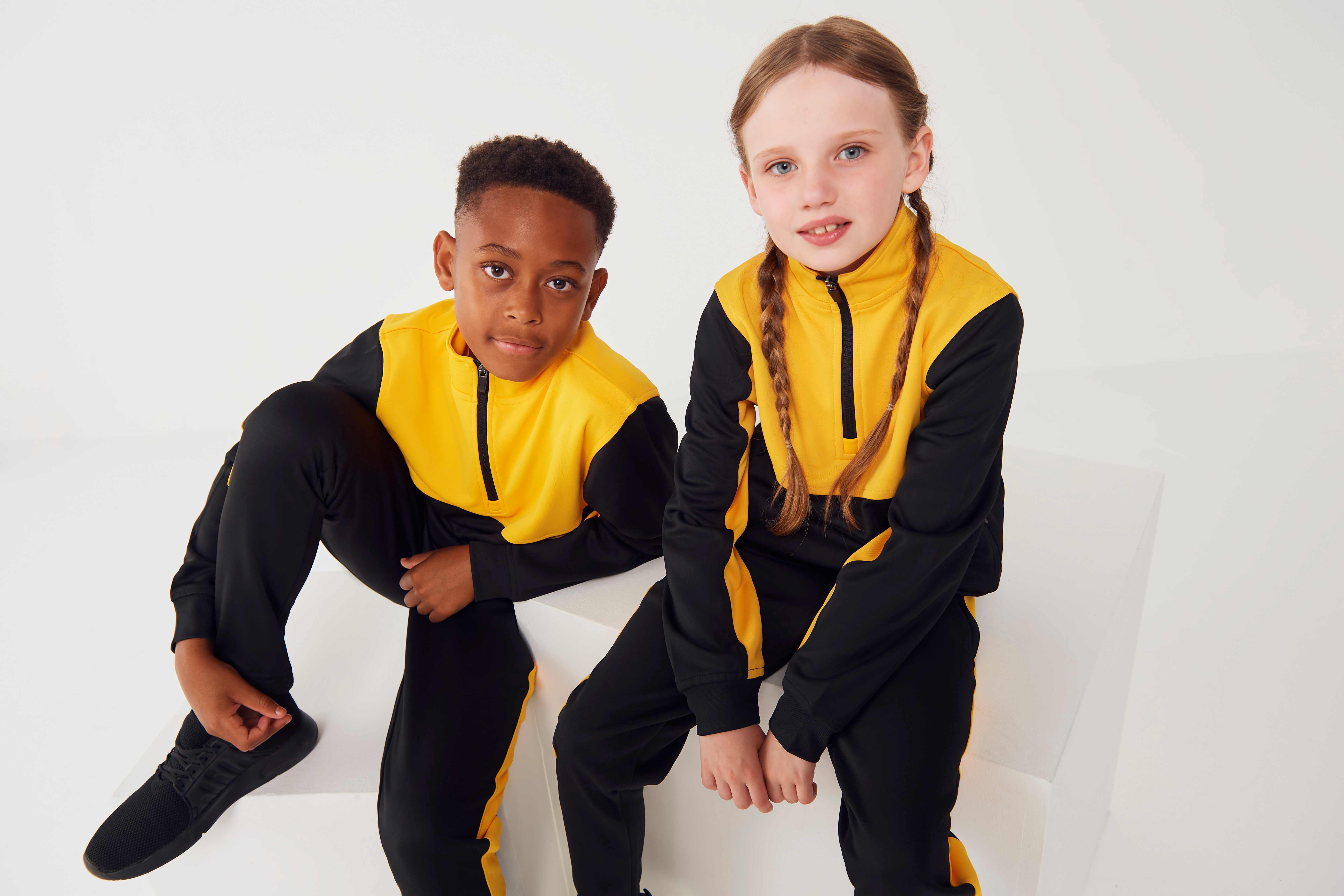 Pantalons personnalisable FINDEN-HALES Haut de survêtement enfant 1/4