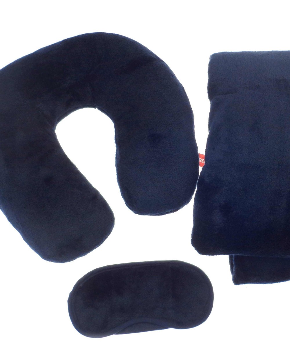 Accessoires personnalisable HOME & LIVING Kit de voyage (oreiller cervical, masque pour les yeux, couverture en polaire)
