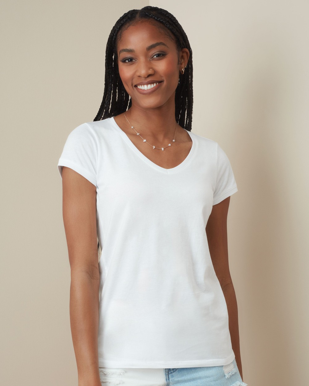 STEDMAN Megan V-neck T-Shirts personalisierbar