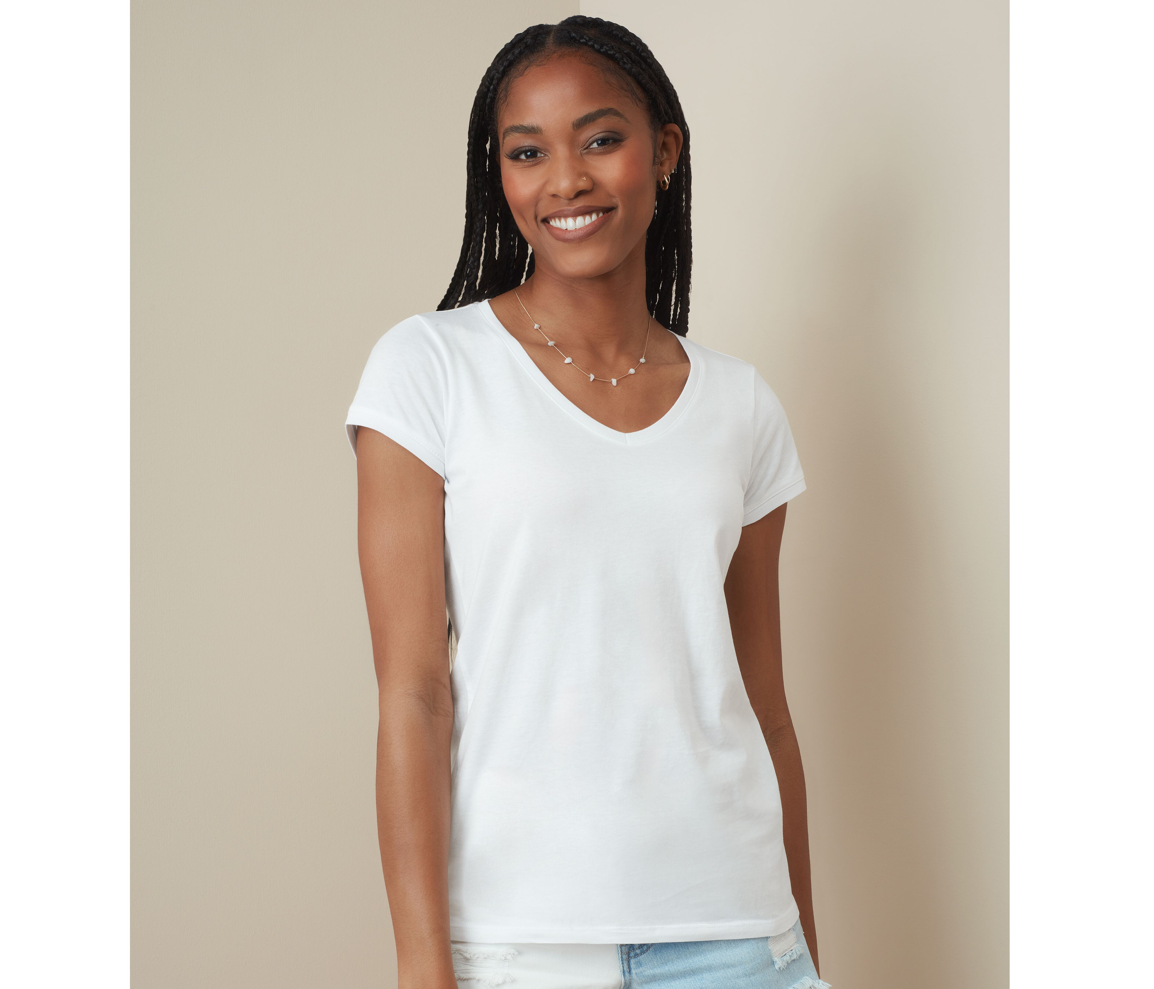 STEDMAN Megan V-neck T-Shirts personalisierbar