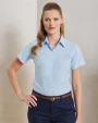 PREMIER Women's signature Oxford short sleeve shirt Hemden personalisierbar