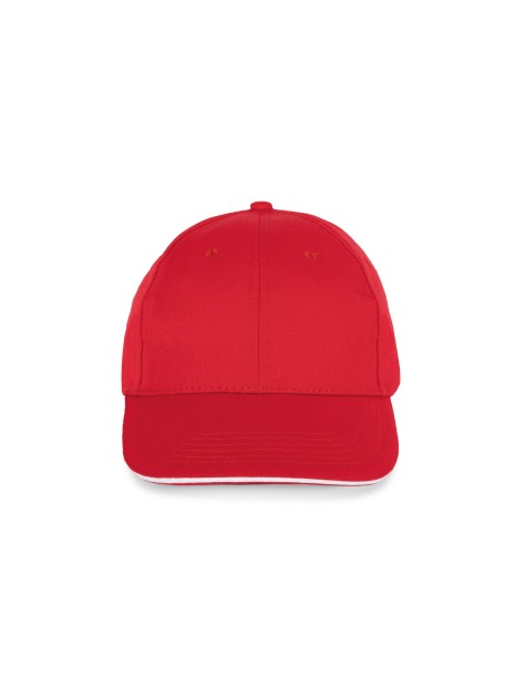 K-UP Casquette avec sandwich contrasté - 6 panneaux /api/colors/b7356eda-6c72-4d03-829c-6a61c9e04b1f personnalisable