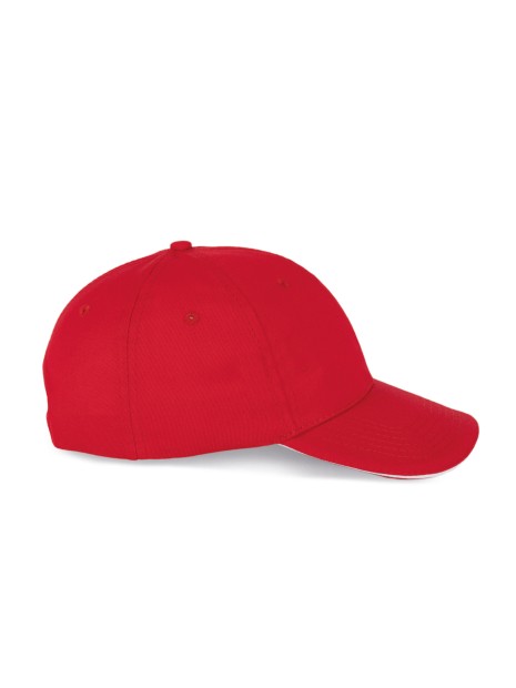 K-UP Casquette avec sandwich contrasté - 6 panneaux /api/colors/b7356eda-6c72-4d03-829c-6a61c9e04b1f personnalisable