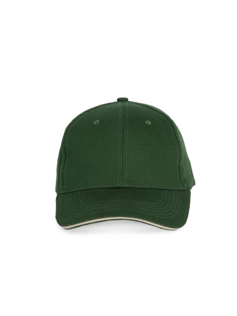 K-UP Casquette avec sandwich contrasté - 6 panneaux /api/colors/debf5a20-ee24-473b-8cad-f0bdbe5aa54e personnalisable