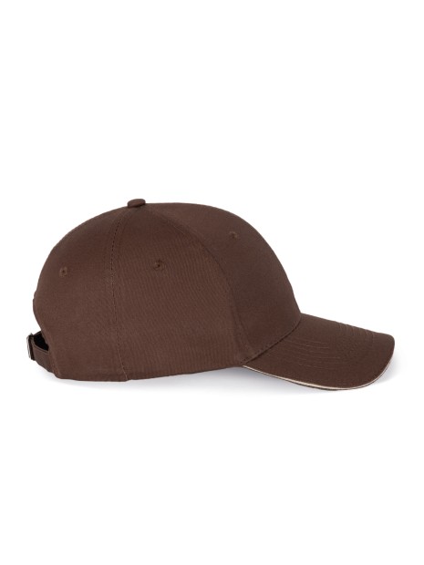 K-UP Casquette avec sandwich contrasté - 6 panneaux /api/colors/586c985d-fee8-409f-9bfe-392ee0892b89 personnalisable