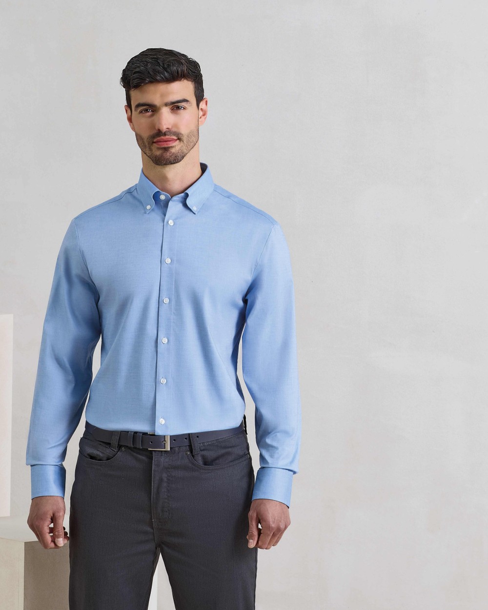 PREMIER  „Supreme“ Oxford-Herrenhemd, langärmelig Hemden personalisierbar