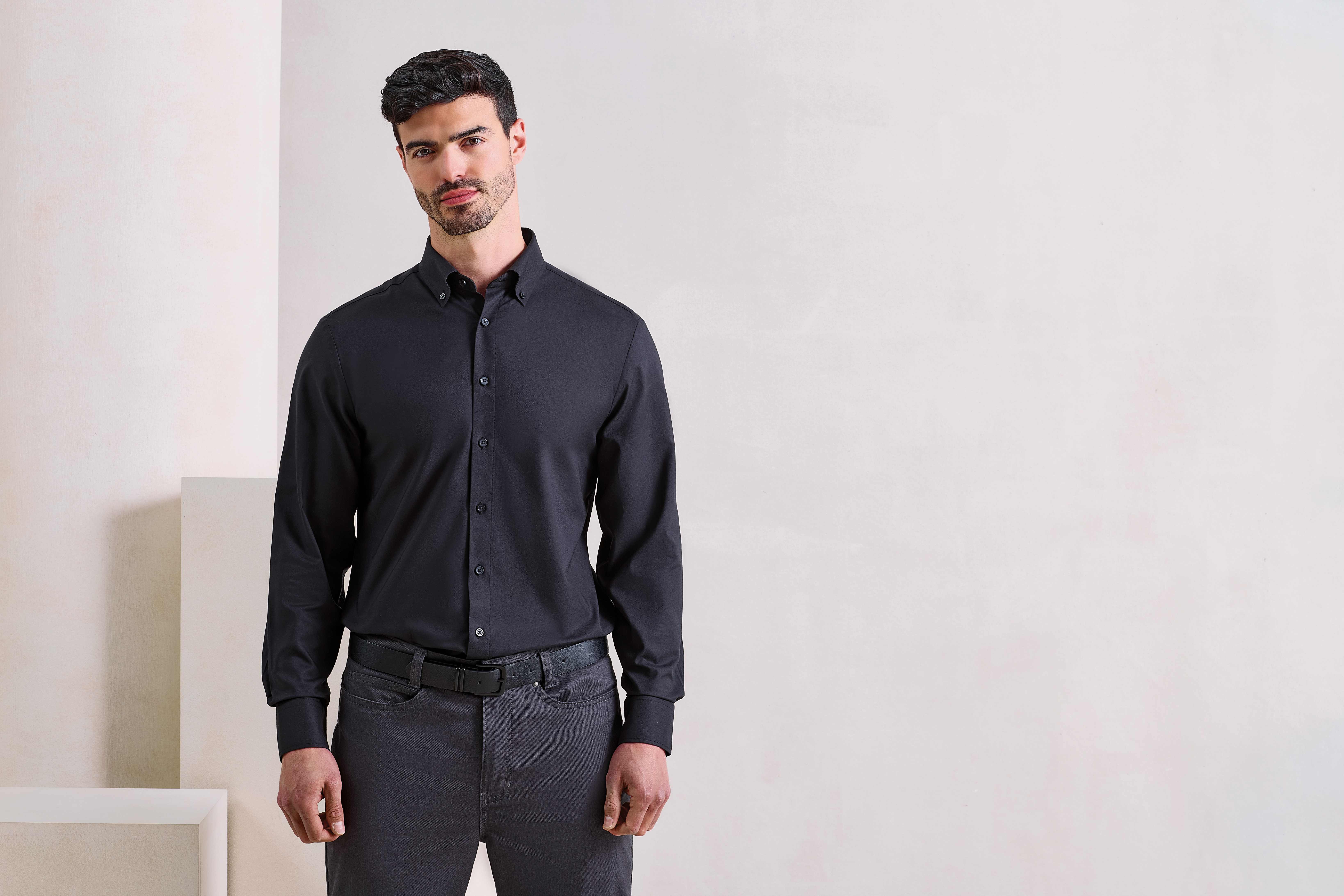 Chemises personnalisable PREMIER Chemise Oxford Supreme à manches longues pour homme