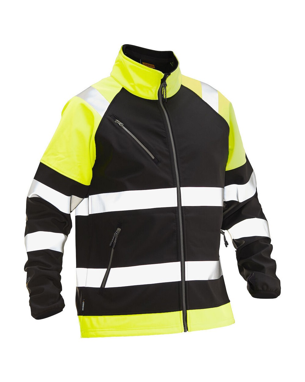 Softshells JOBMAN 5125 Hi-Vis Softshell Jacket voor bedrukking &amp; borduring