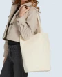 Tote bags BAGS BY JASSZ Baby Canvas Cotton Bag LH with Gusset voor bedrukking &amp; borduring