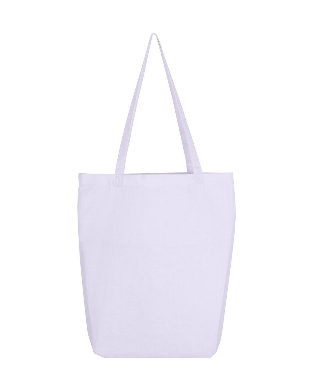 Tote bags BAGS BY JASSZ Baby Canvas Cotton Bag LH with Gusset voor bedrukking &amp; borduring