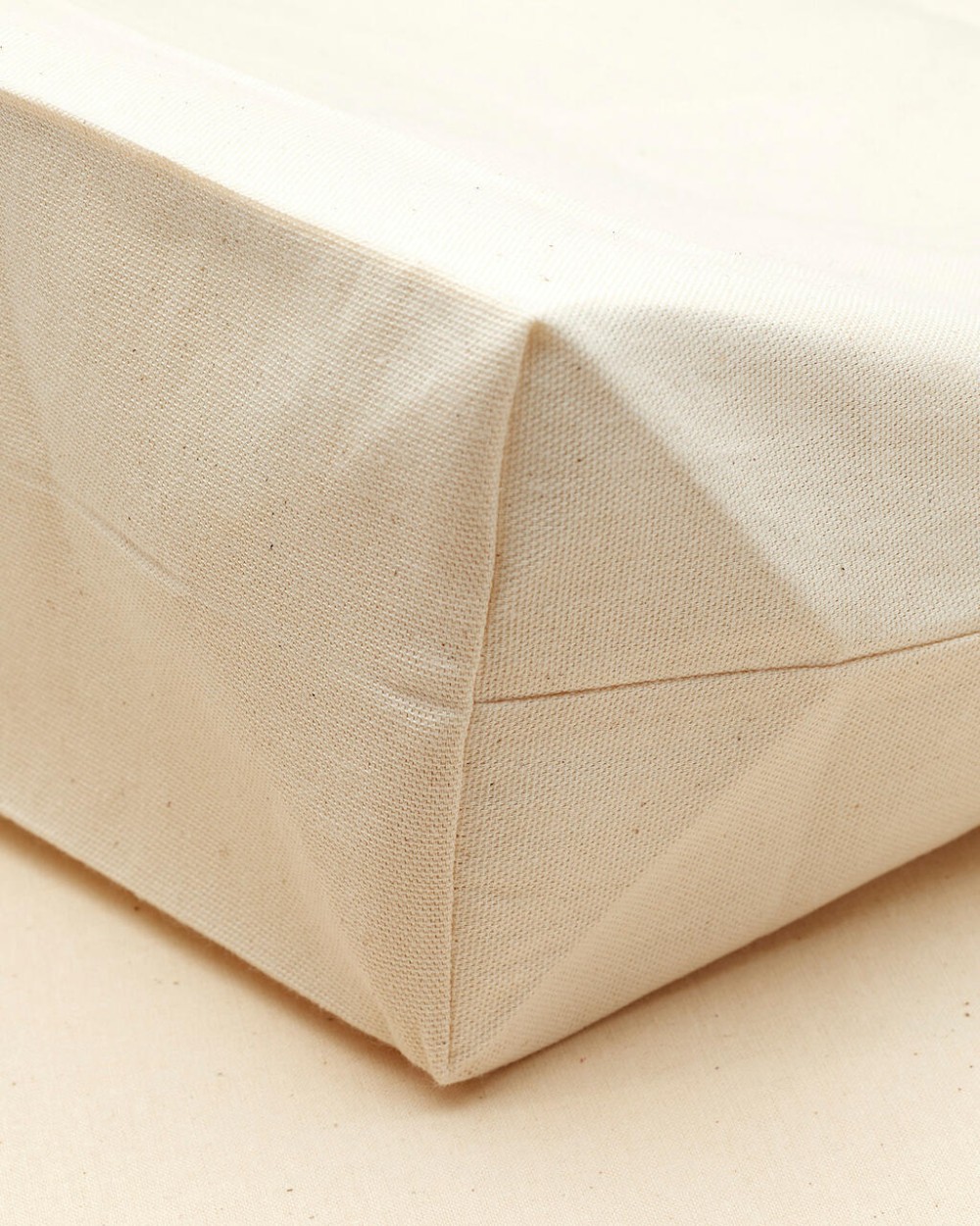 Tote bags BAGS BY JASSZ Baby Canvas Cotton Bag LH with Gusset voor bedrukking &amp; borduring