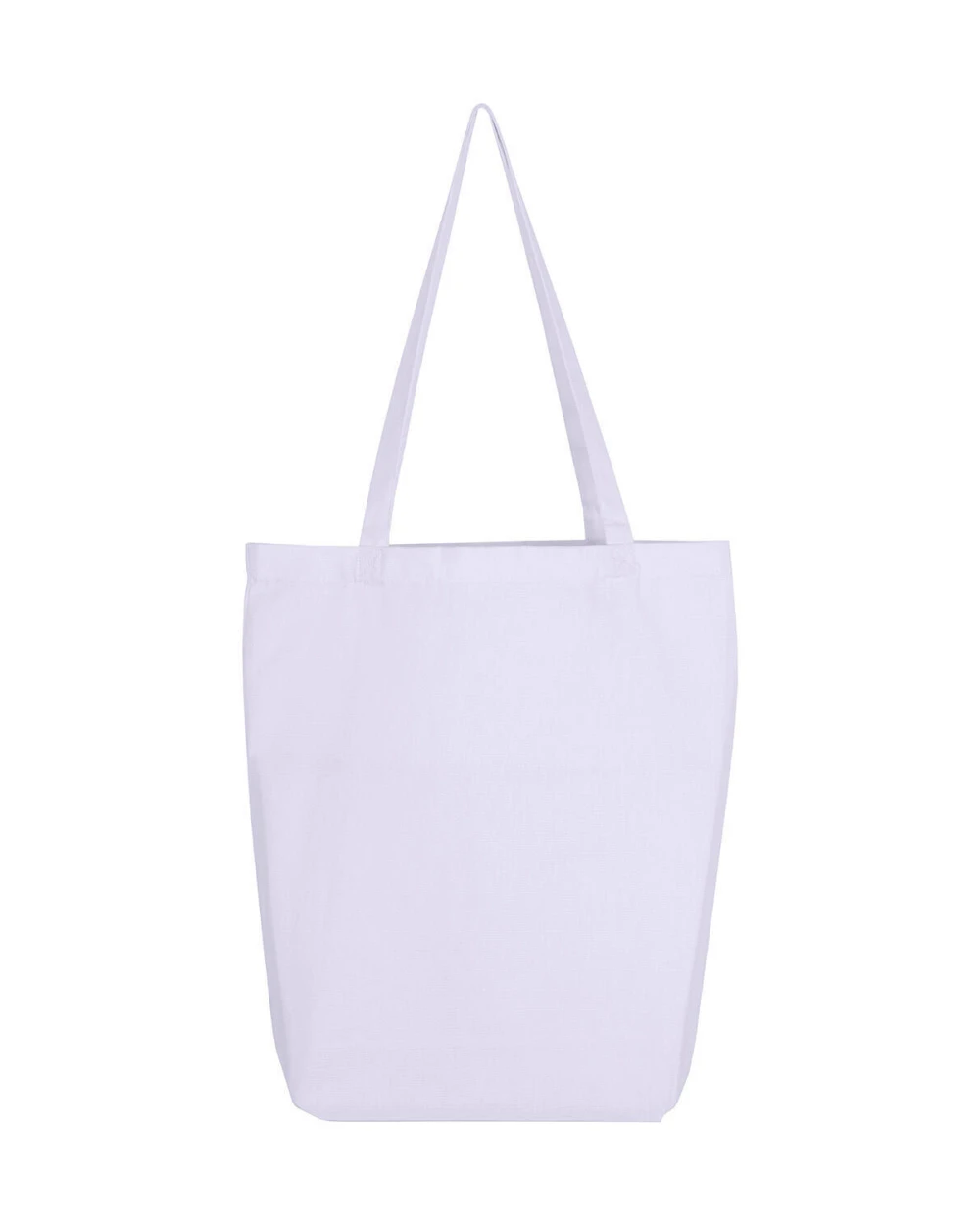 Tote bags BAGS BY JASSZ Baby Canvas Cotton Bag LH with Gusset voor bedrukking &amp; borduring