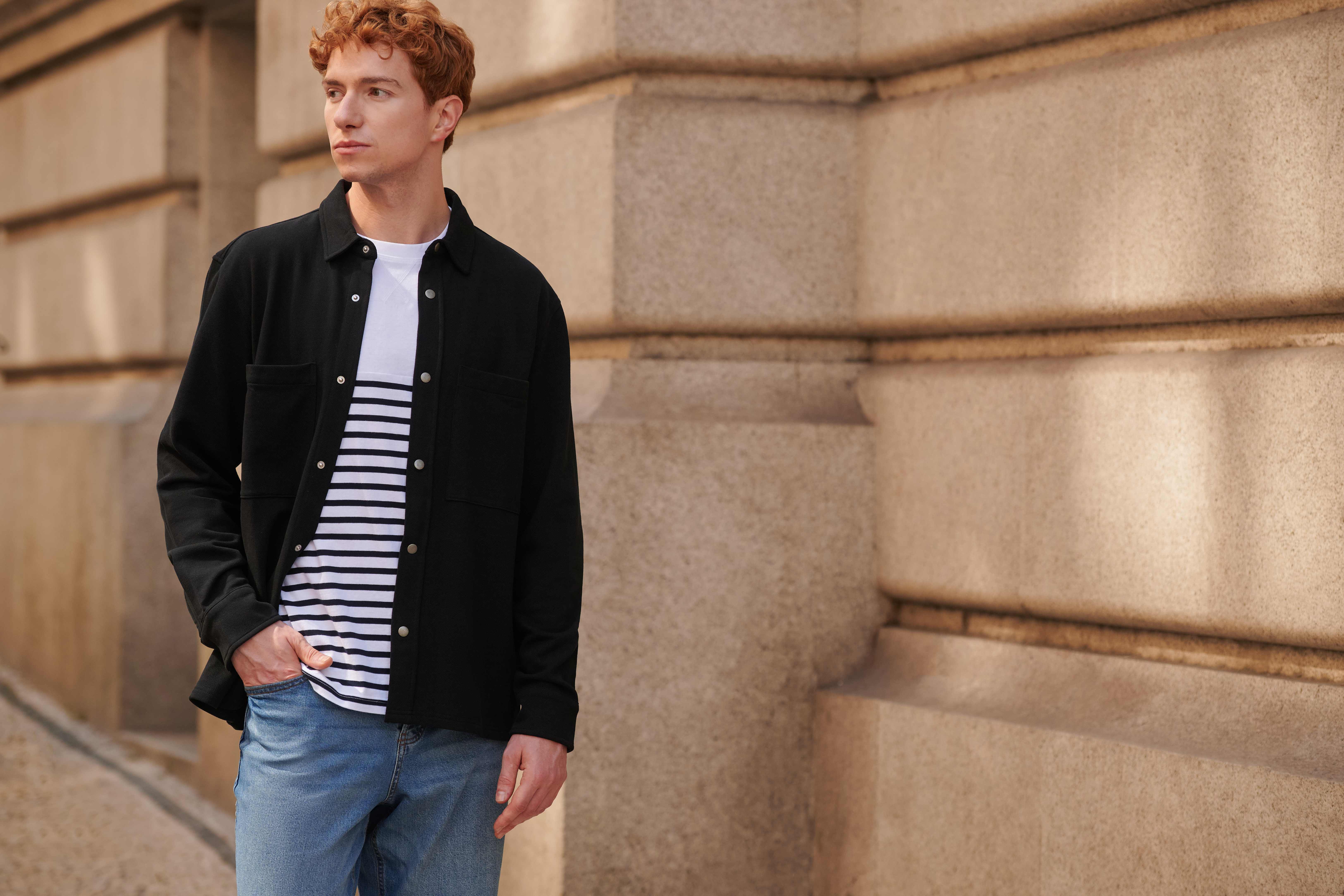 Hemden FRONT ROW PREMIUM PIQUE OVERSHIRT voor bedrukking &amp; borduring