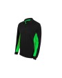 Polo's VELILLA TWO-TONE LONG-SLEEVE POLO SHIRT voor bedrukking &amp; borduring