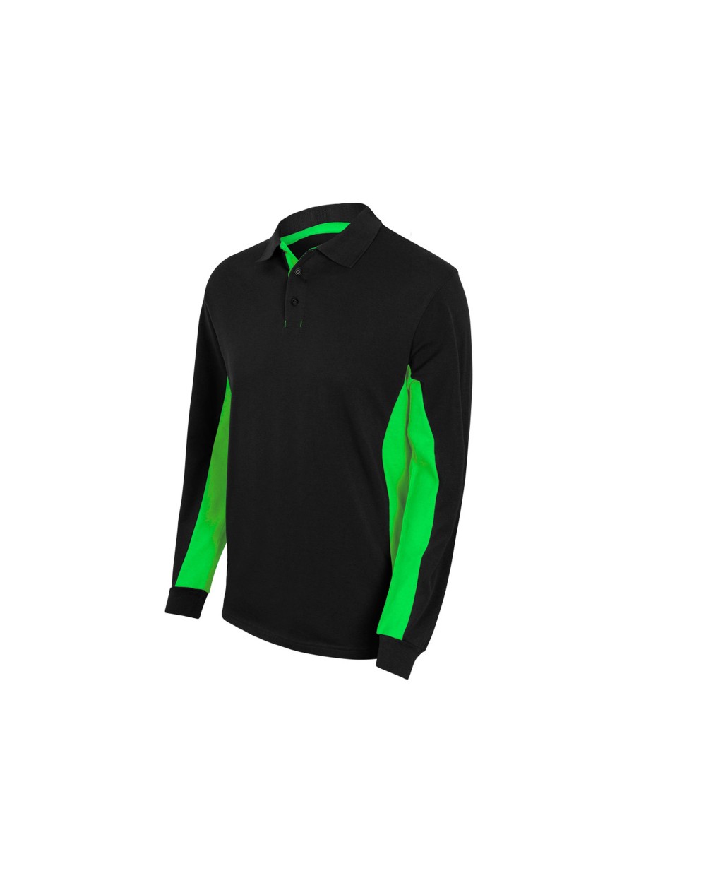 Polo's VELILLA TWO-TONE LONG-SLEEVE POLO SHIRT voor bedrukking &amp; borduring