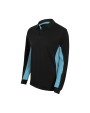 Polo's VELILLA TWO-TONE LONG-SLEEVE POLO SHIRT voor bedrukking &amp; borduring