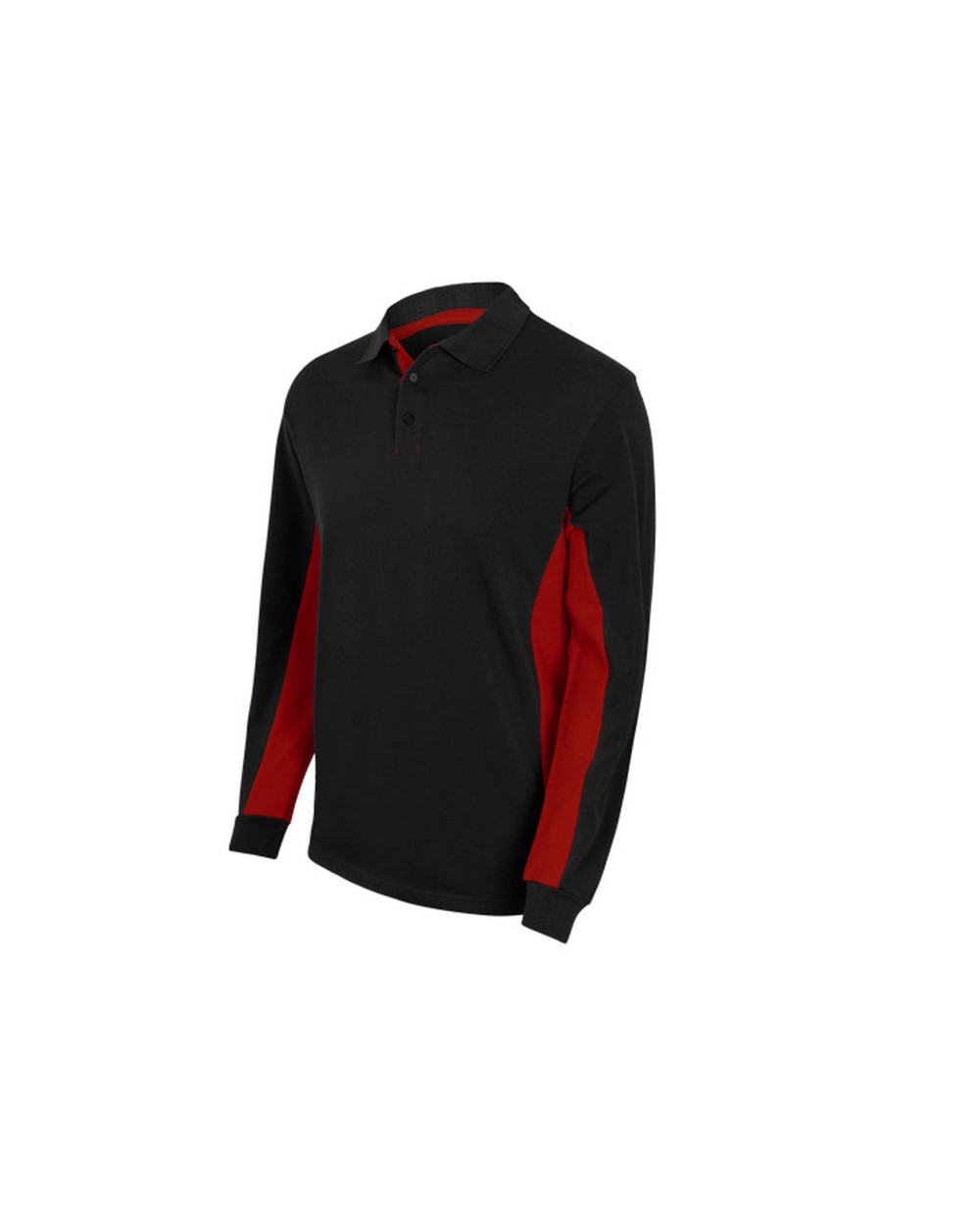 Polo's VELILLA TWO-TONE LONG-SLEEVE POLO SHIRT voor bedrukking &amp; borduring