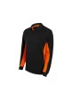 VELILLA TWO-TONE LONG-SLEEVE POLO SHIRT Poloshirts personalisierbar