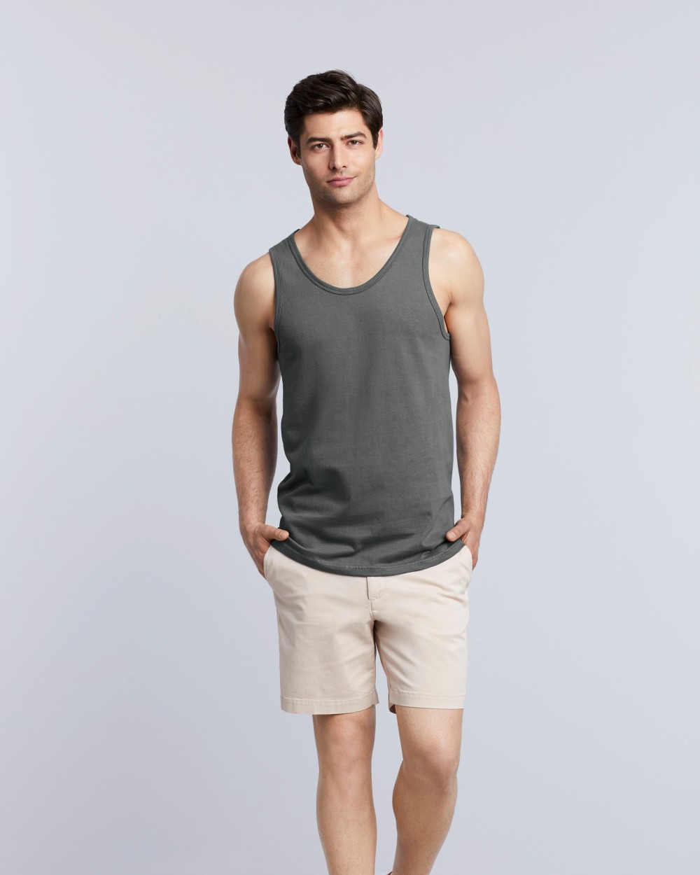 GILDAN Softstyle Euro Fit Adult Tank Top T-Shirts personalisierbar