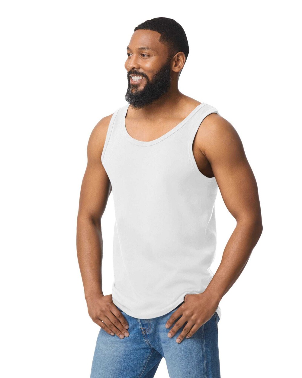 T-shirts GILDAN Softstyle® Euro Fit Adult Tank Top voor bedrukking &amp; borduring