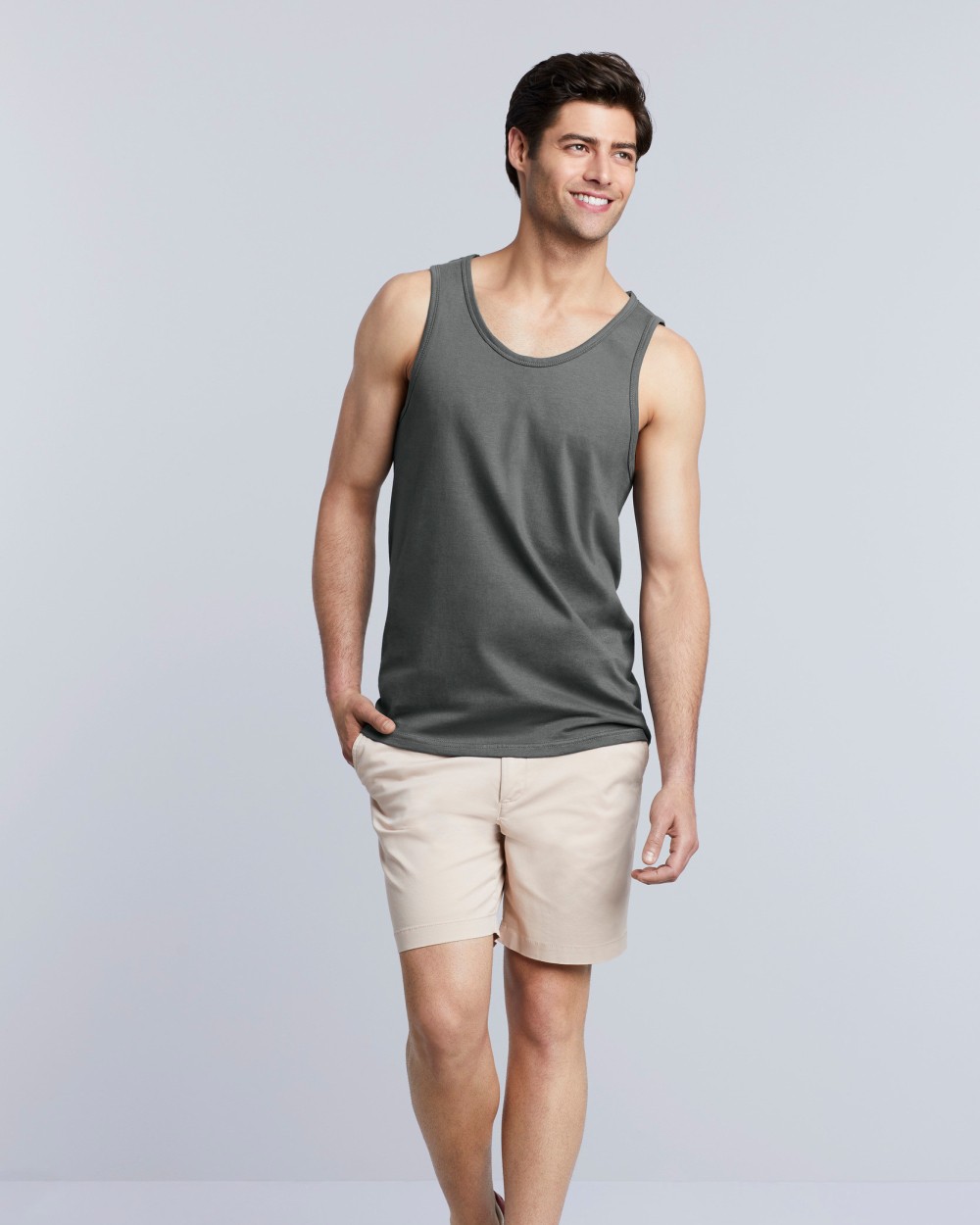GILDAN Softstyle Euro Fit Adult Tank Top T-Shirts personalisierbar