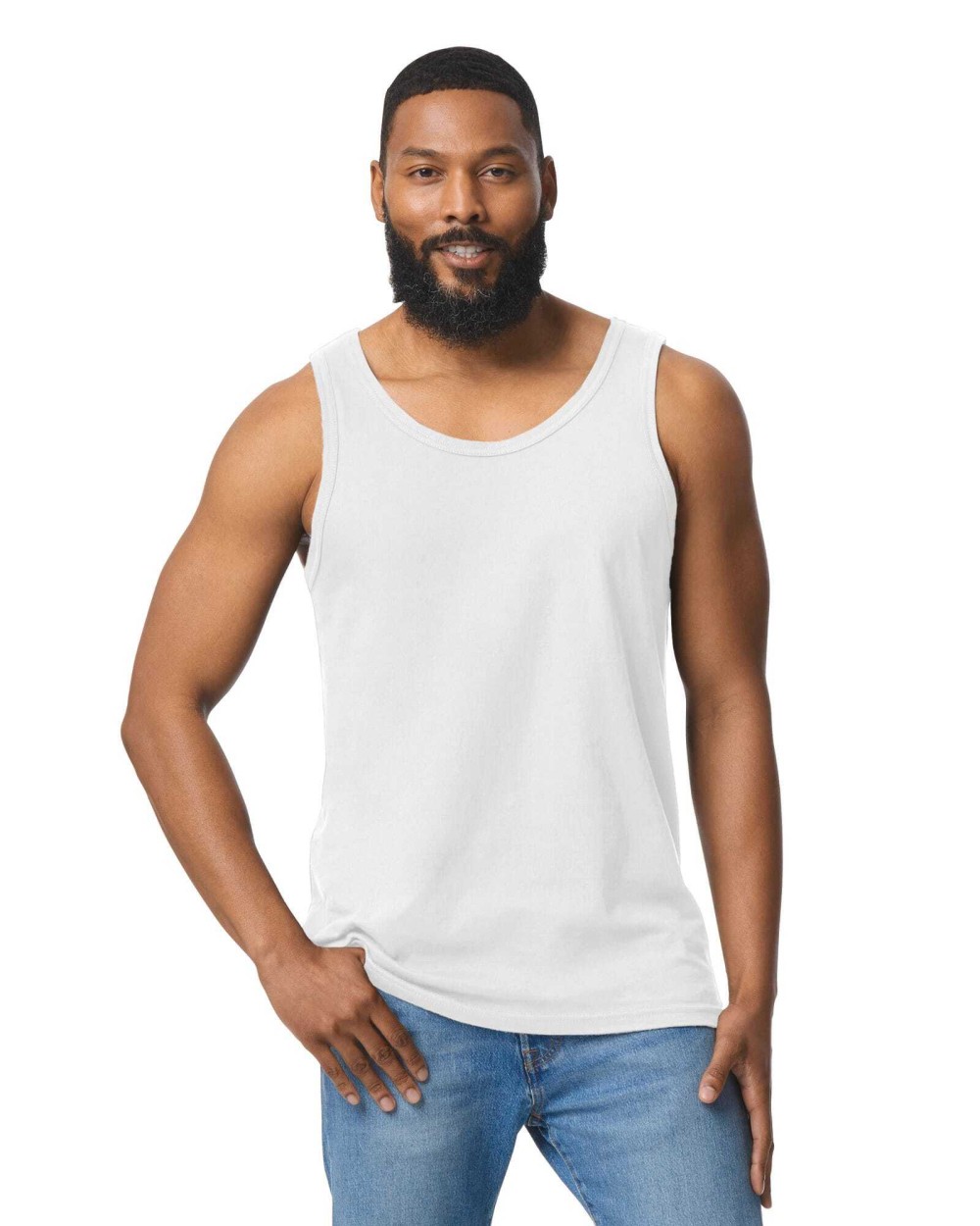 GILDAN Softstyle Euro Fit Adult Tank Top T-Shirts personalisierbar