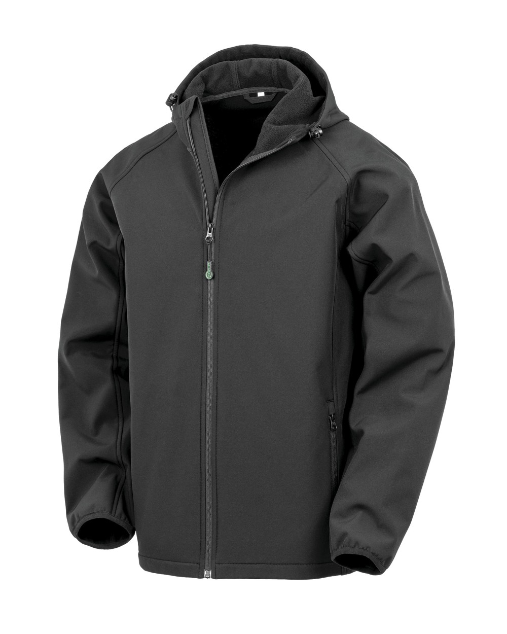 Softshells RESULT 3-laagse gerecycleerde softshell met capuchon voor heren voor bedrukking &amp; borduring