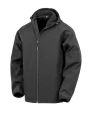 RESULT Recycelte 3-Lagen-Softshelljacke für Herren mit Kapuze Softshells personalisierbar