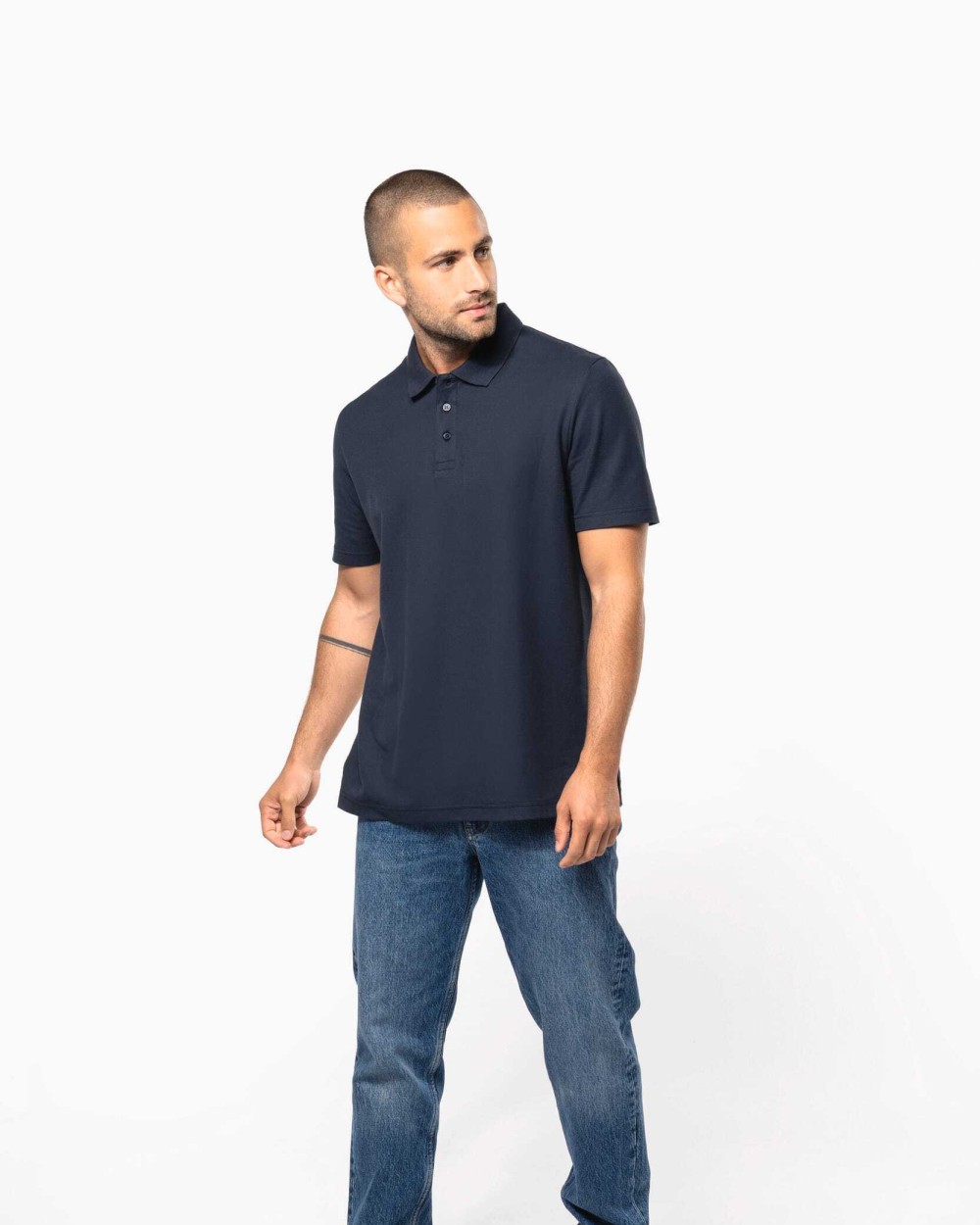 KARIBAN Unisex-Piqué-Polohemd Poloshirts personalisierbar