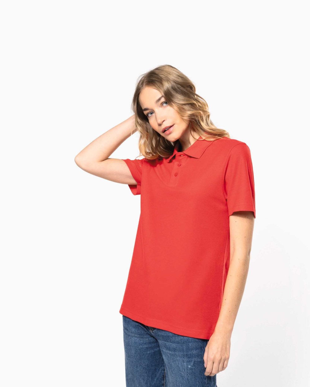 KARIBAN Unisex-Piqué-Polohemd Poloshirts personalisierbar