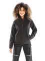 Softshells à personnaliser RESULT Veste softshell recyclée 3 couches à capuche femme 