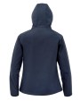 Softshells personnalisable RESULT Veste softshell recyclée 3 couches à capuche femme