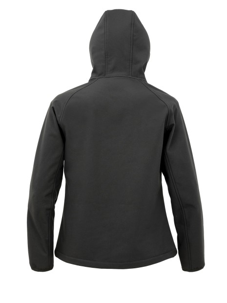 RESULT Veste softshell recyclée 3 couches à capuche femme /api/colors/b9fdad4a-5e94-45cb-8c03-c08b349b28c3 personnalisable