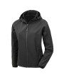 RESULT Recycelte 3-Lagen-Softshelljacke für Damen mit Kapuze Softshells personalisierbar