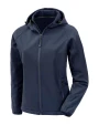 Softshells personnalisable RESULT Veste softshell recyclée 3 couches à capuche femme