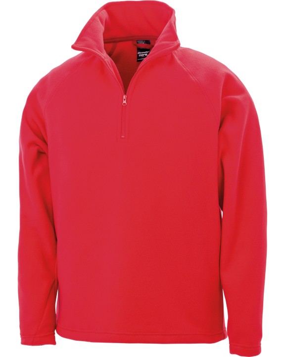 Laines polaires personnalisable RESULT Micropolaire col zippé