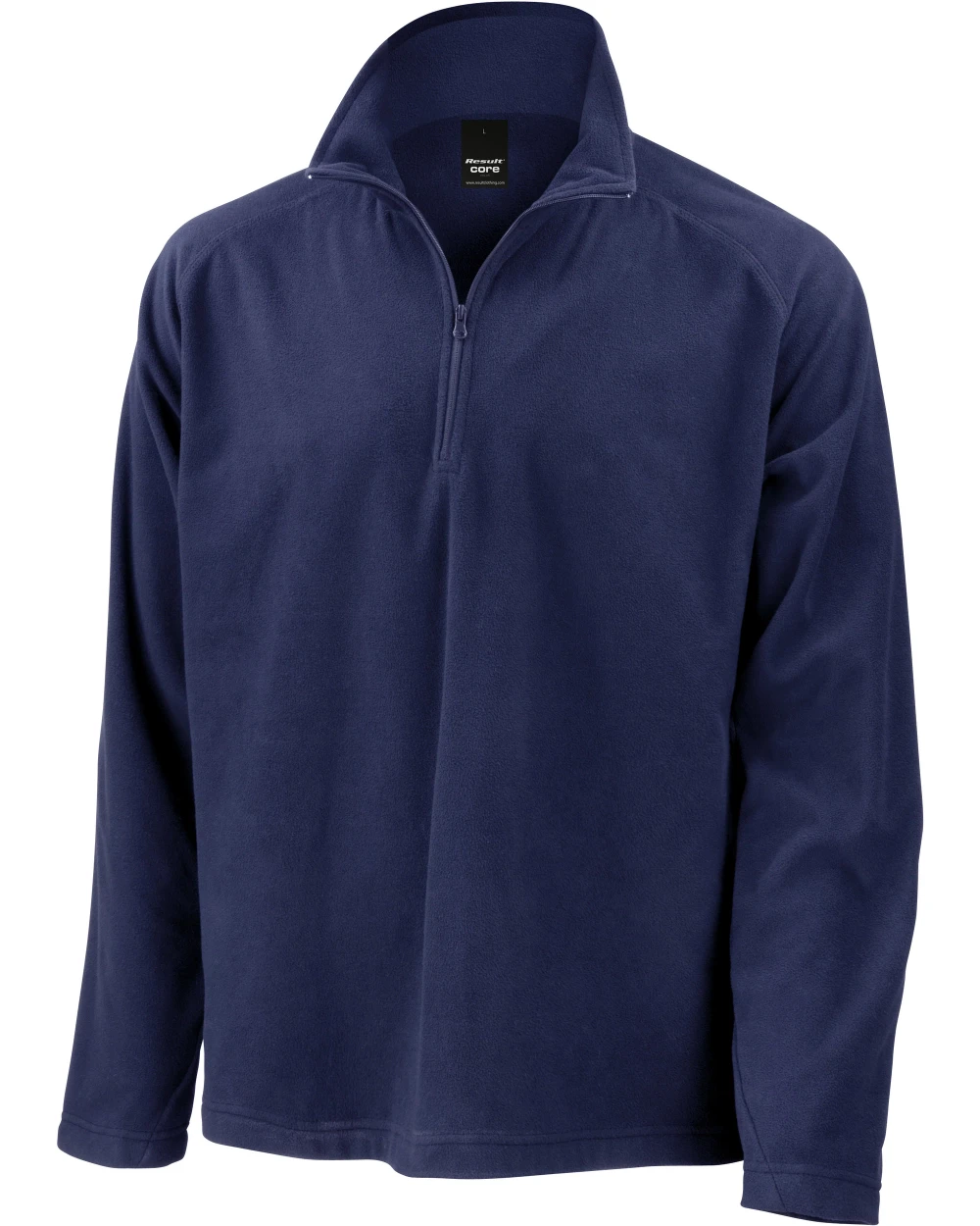 Laines polaires personnalisable RESULT Micropolaire col zippé