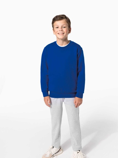 Sweat-shirts à personnaliser KARIBAN Sweat-shirt col rond enfant 