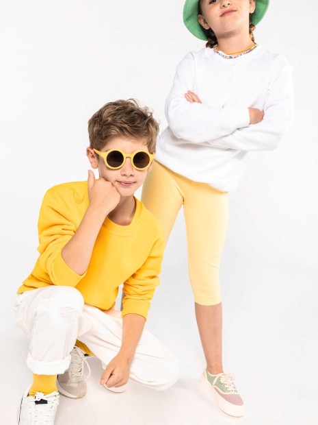 Sweat-shirts à personnaliser KARIBAN Sweat-shirt col rond enfant 