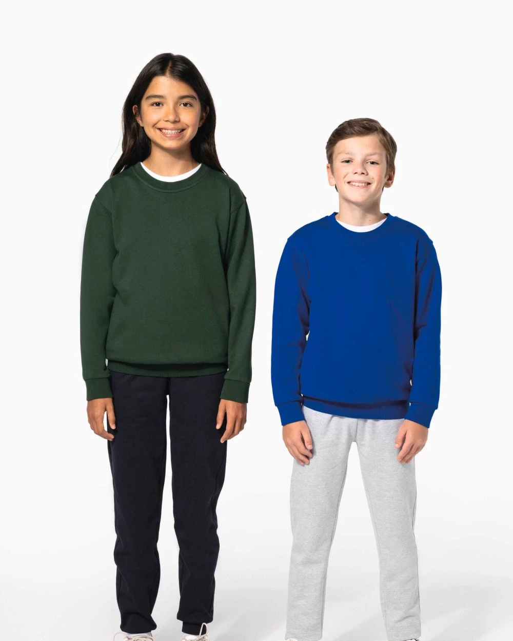 KARIBAN Kinder Rundhals-Sweatshirt Sweatshirts personalisierbar