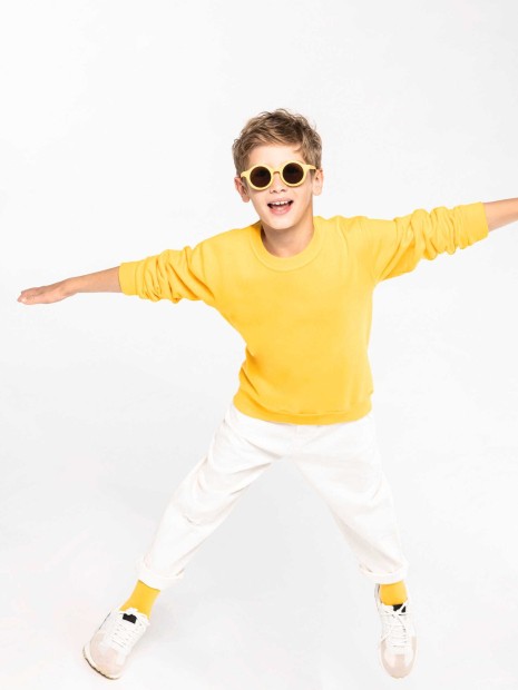 Sweat-shirts à personnaliser KARIBAN Sweat-shirt col rond enfant 