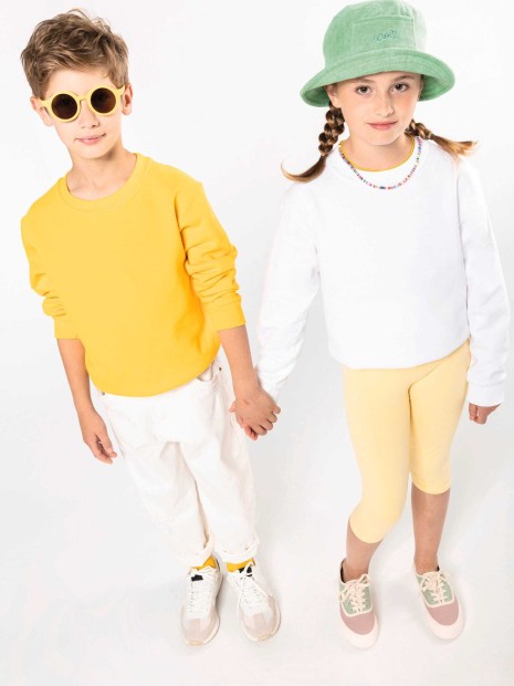 Sweat-shirts à personnaliser KARIBAN Sweat-shirt col rond enfant 