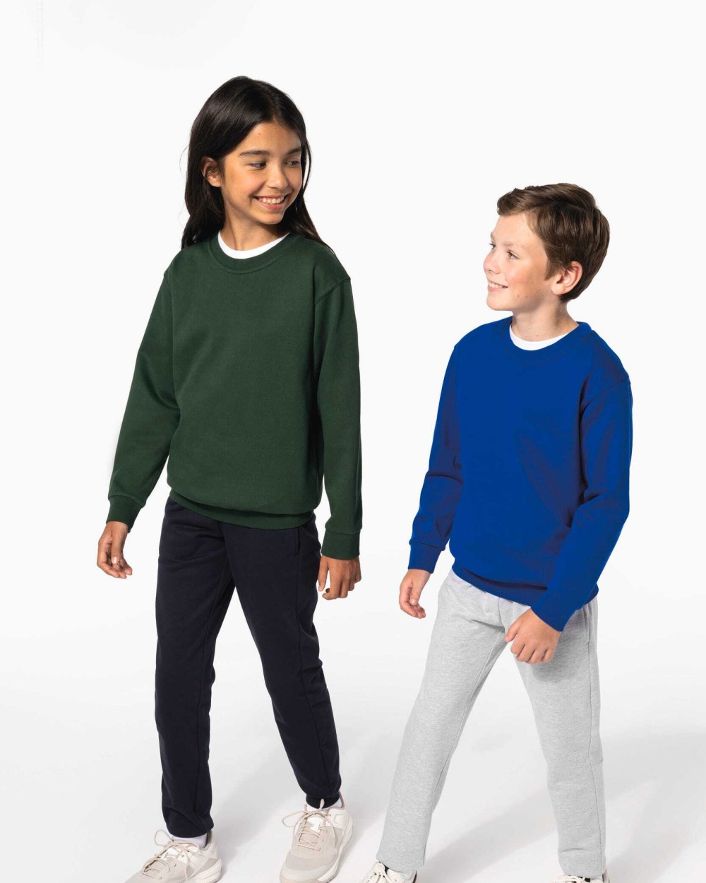 KARIBAN Kinder Rundhals-Sweatshirt Sweatshirts personalisierbar